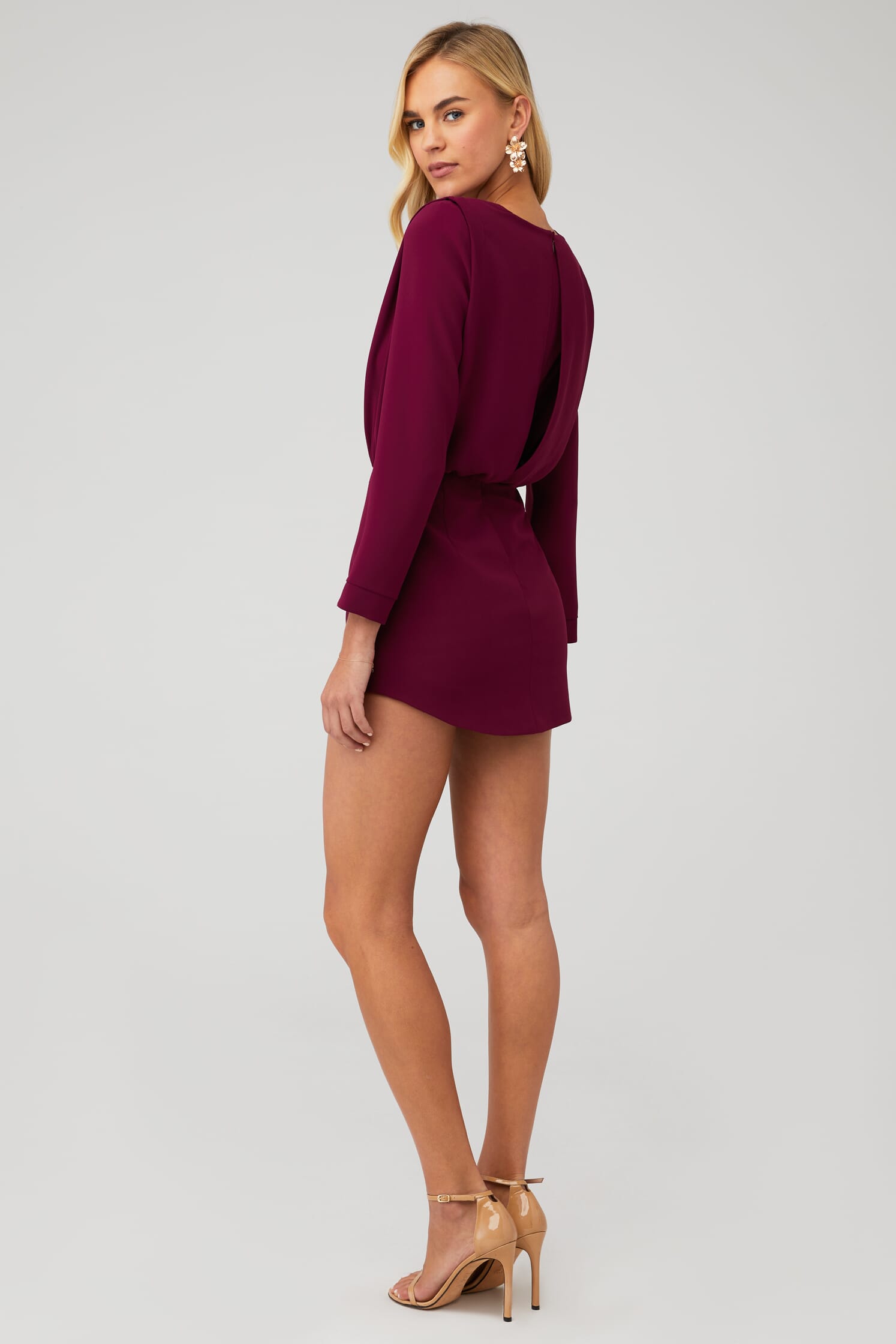 Amanda Uprichard | Baldwin Dress in Burgundy| FashionPass
