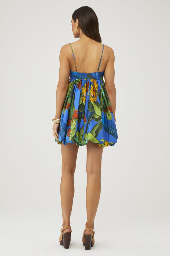 strapless open back dress Ruffle Ball Gown