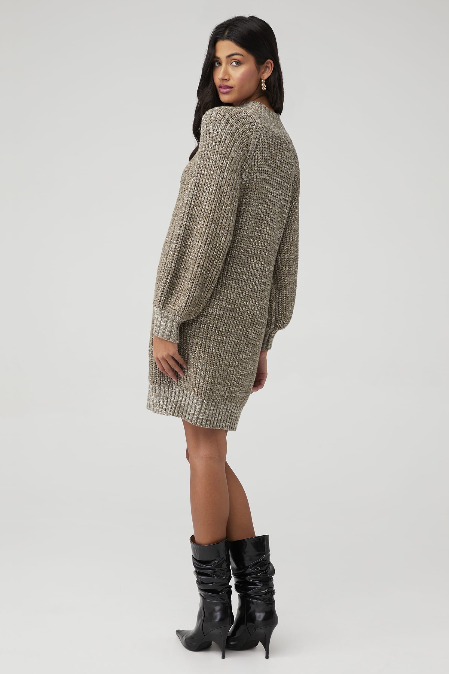 & other stories belted mini knit dress & Other Stories Baby Blue Belted Knit Jumper Dress UK XS  Reliked