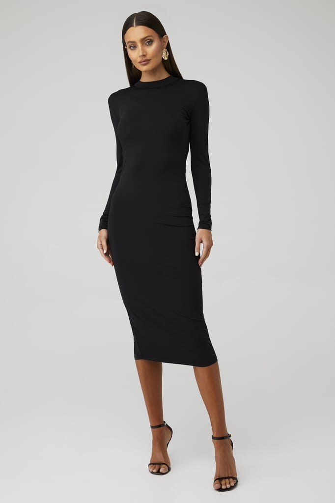 OW Collection | Becca Dress in Black Caviar| FashionPass
