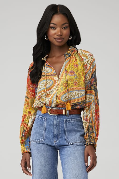 Spell | Belladonna Blouse in Kaleidoscope| FashionPass