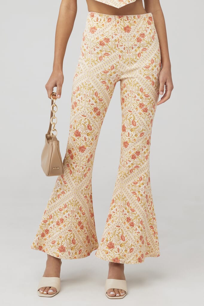 Show Me Your Mumu BELMONT PULL ON TROUSER in multicolor