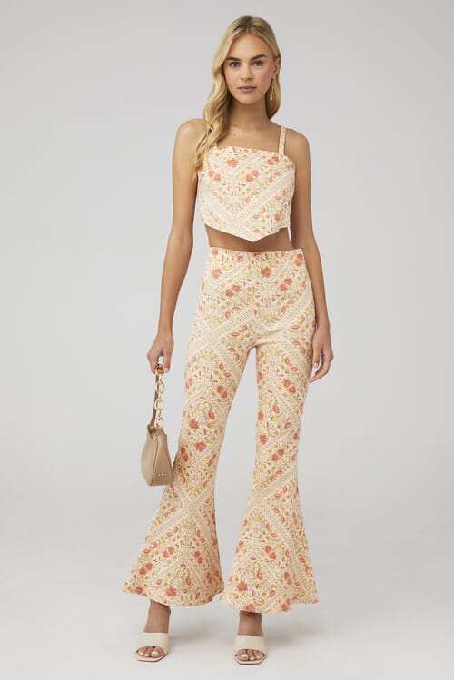 Show Me Your Mumu | Belmont Pull On Trouser in Patchwork Paisley ...