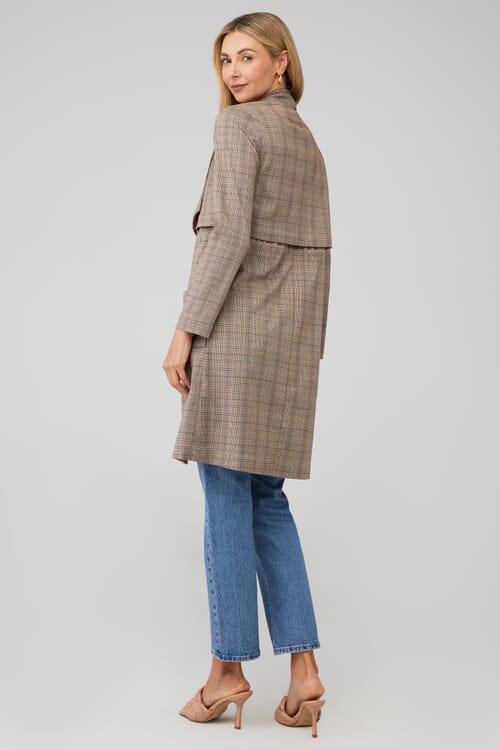 Whistles check outlet trench coat