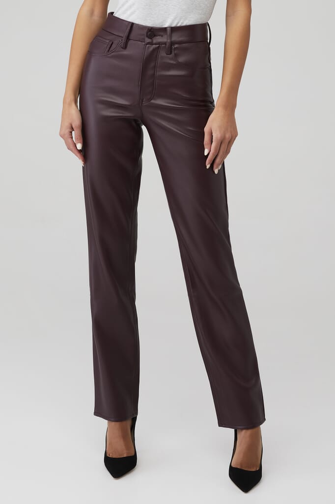 Good American Good Icon Metallic Faux Leather