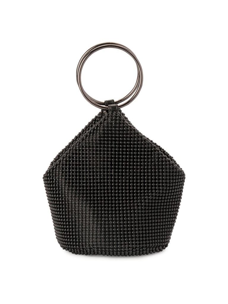 olga berg bianca mesh bag