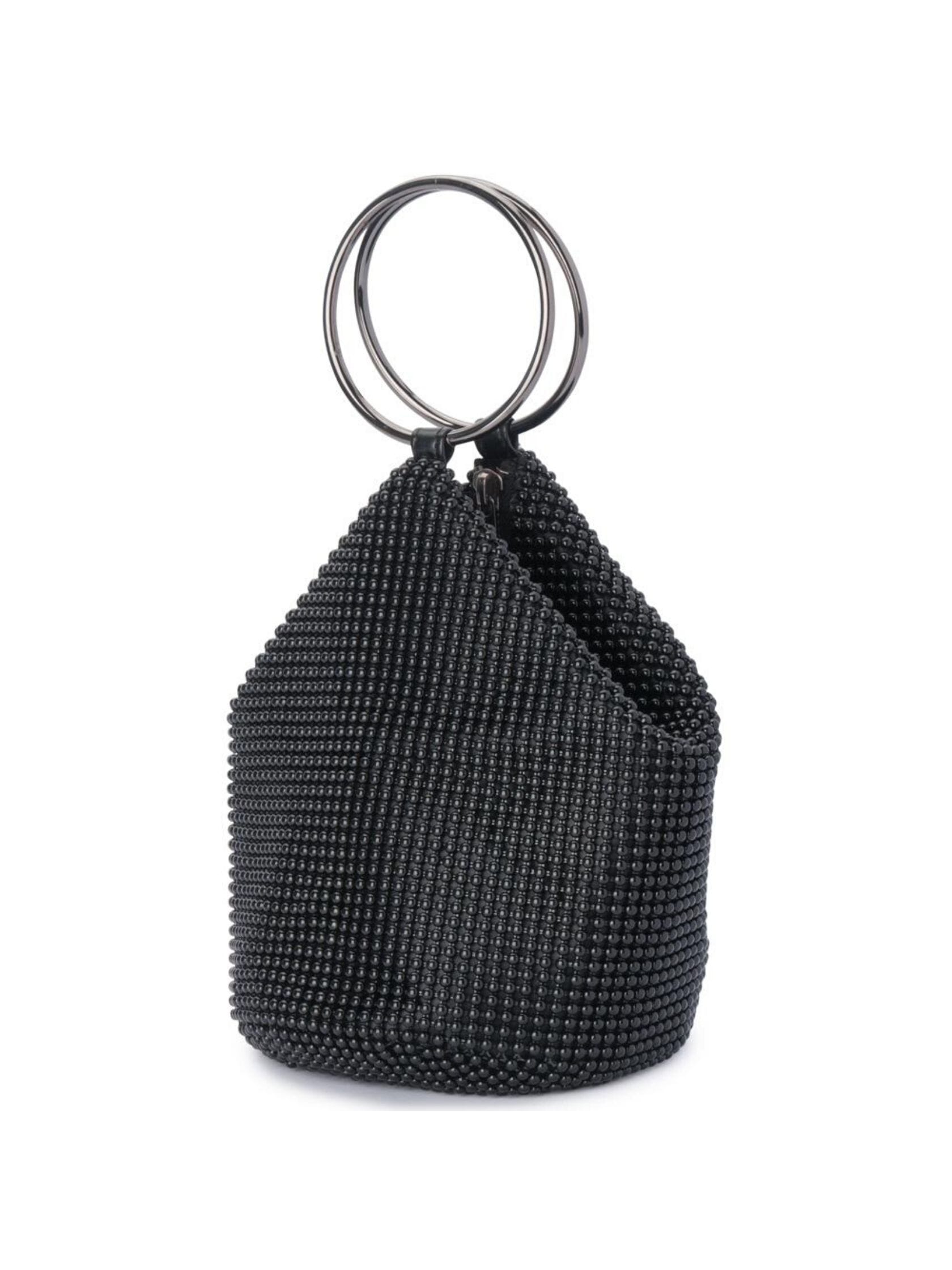 bianca ball mesh handle bag