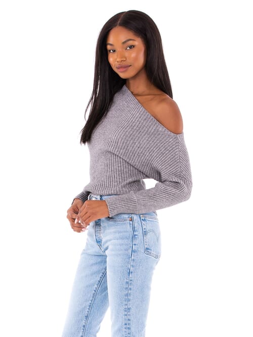 Line \u0026 Dot | Blair Off Shoulder Sweater 