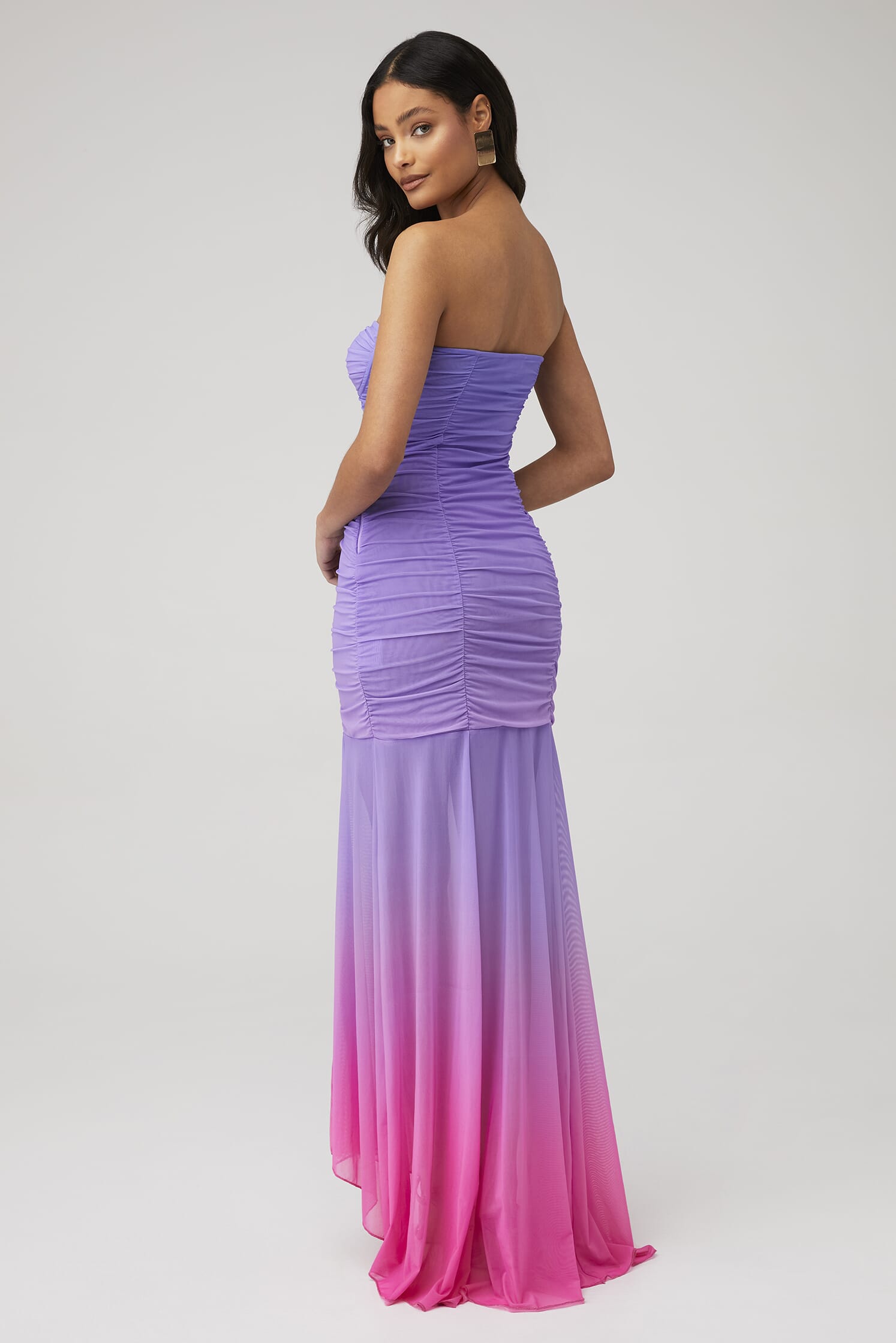 mini yellow hoco dress Yellow Strapless Sweetheart A-Line Layers Mini Homecoming Dress
