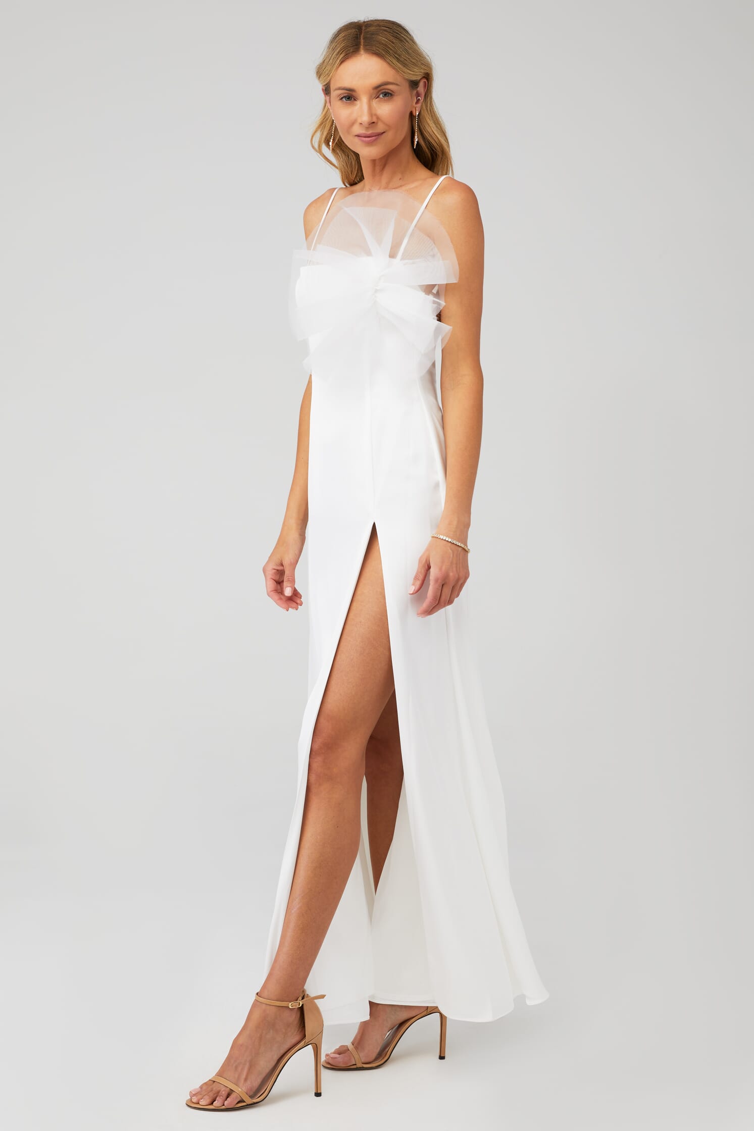 The Katie Mae Dress in Ivory