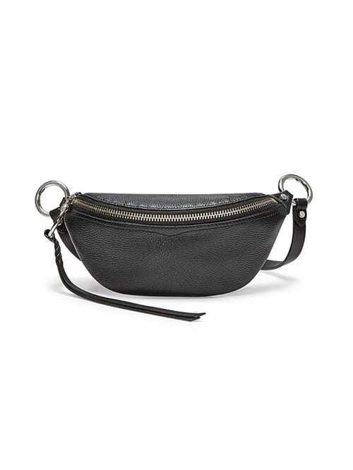 Rebecca Minkoff | Bree Mini Belt Bag in Black| FashionPass