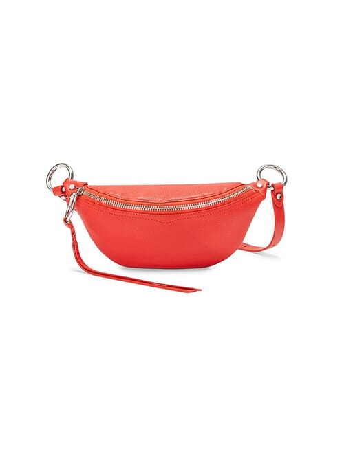 Rebecca Minkoff Bree Mini Belt Bag in Tomato FashionPass