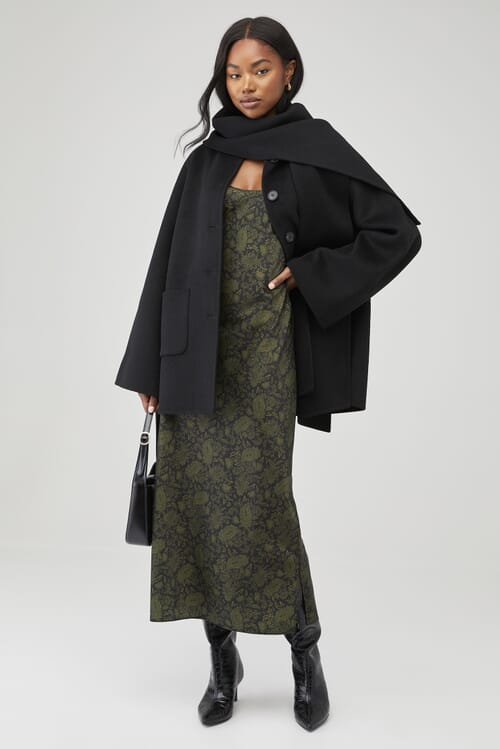 Cami NYC | X Fashionpass Britta Dress in Forest Paisley| FashionPass