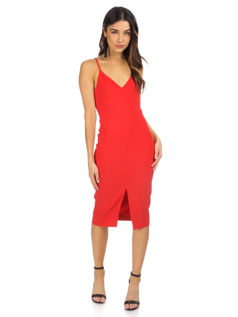 LIKELY | Brooklyn Dress in Scarlet| FashionPass