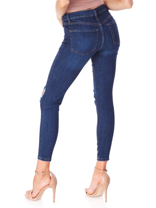 Free people jeans busted 2024 knee