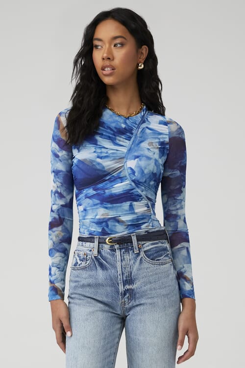 tie mesh top