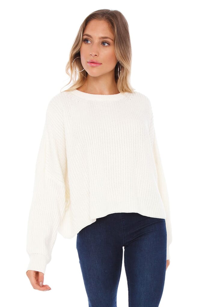 FashionPass Callie Sweater in Ivory