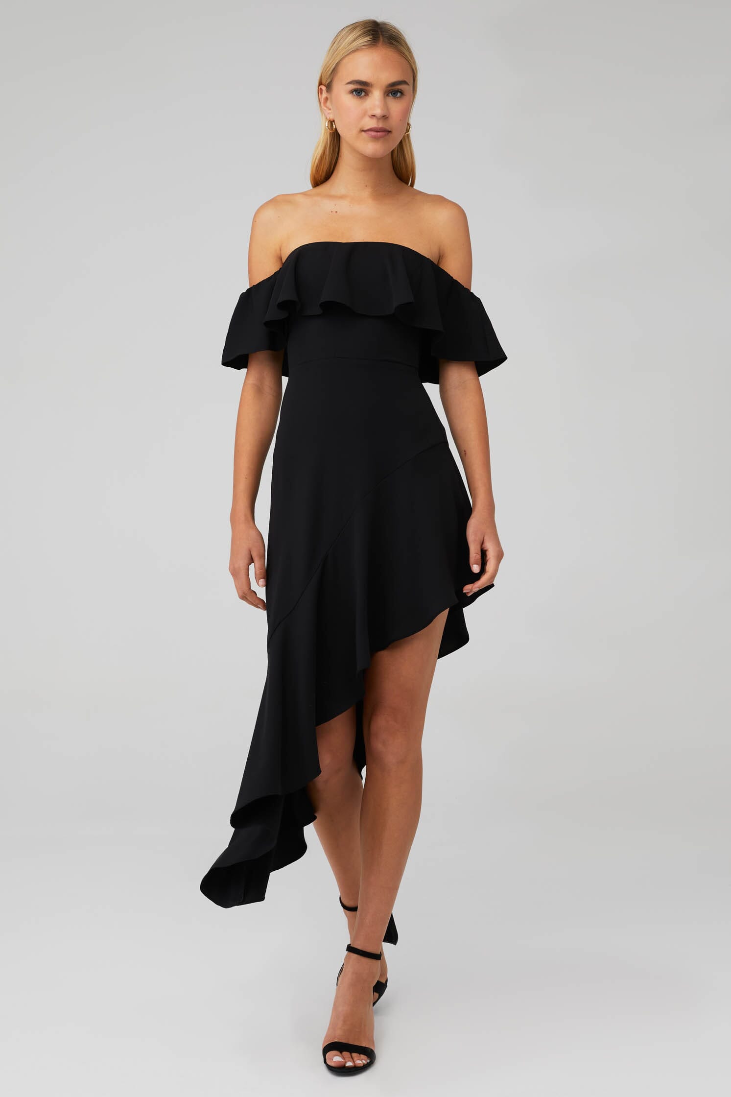 Amanda Uprichard Camellia Dress in Black