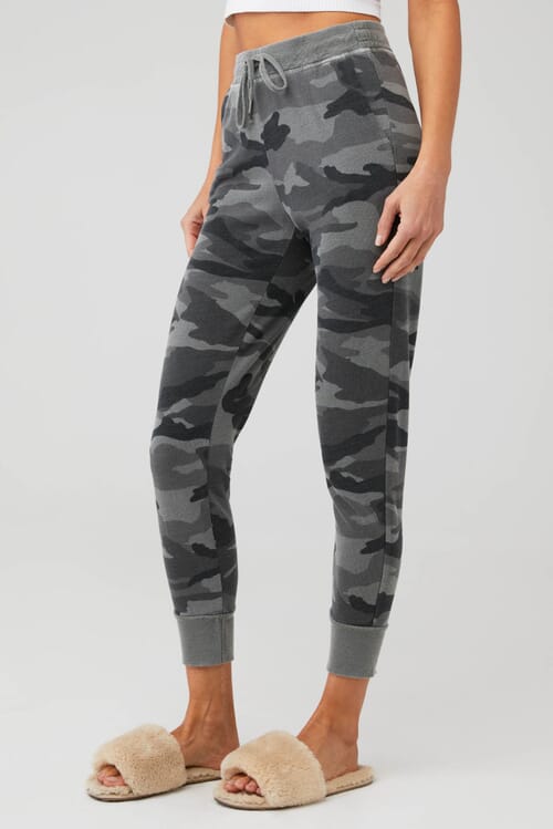 Splendid Camo Jogger in Olive Brown FashionPass