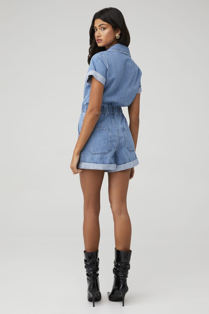 Show Me Your Mumu | Cannon Romper in Ocean Spray| FashionPass