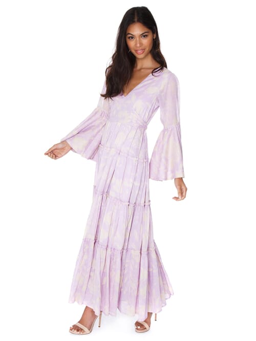 Free people clearance purple maxi dress