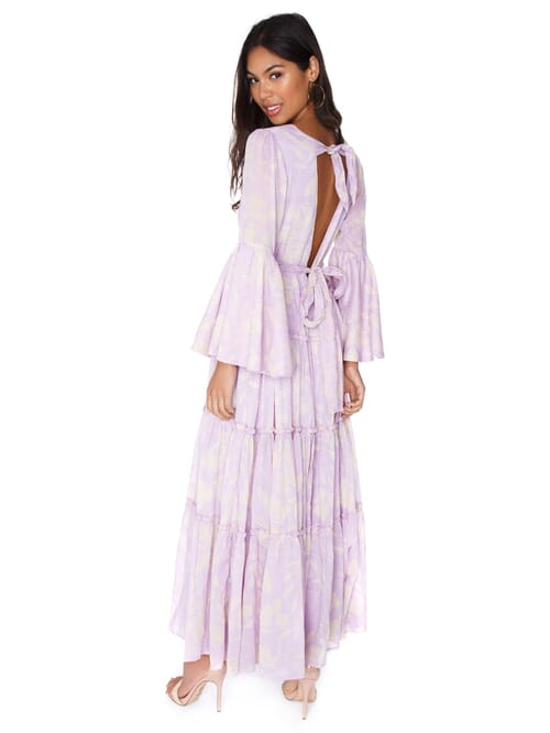 Free people carmen tie back store maxi dress