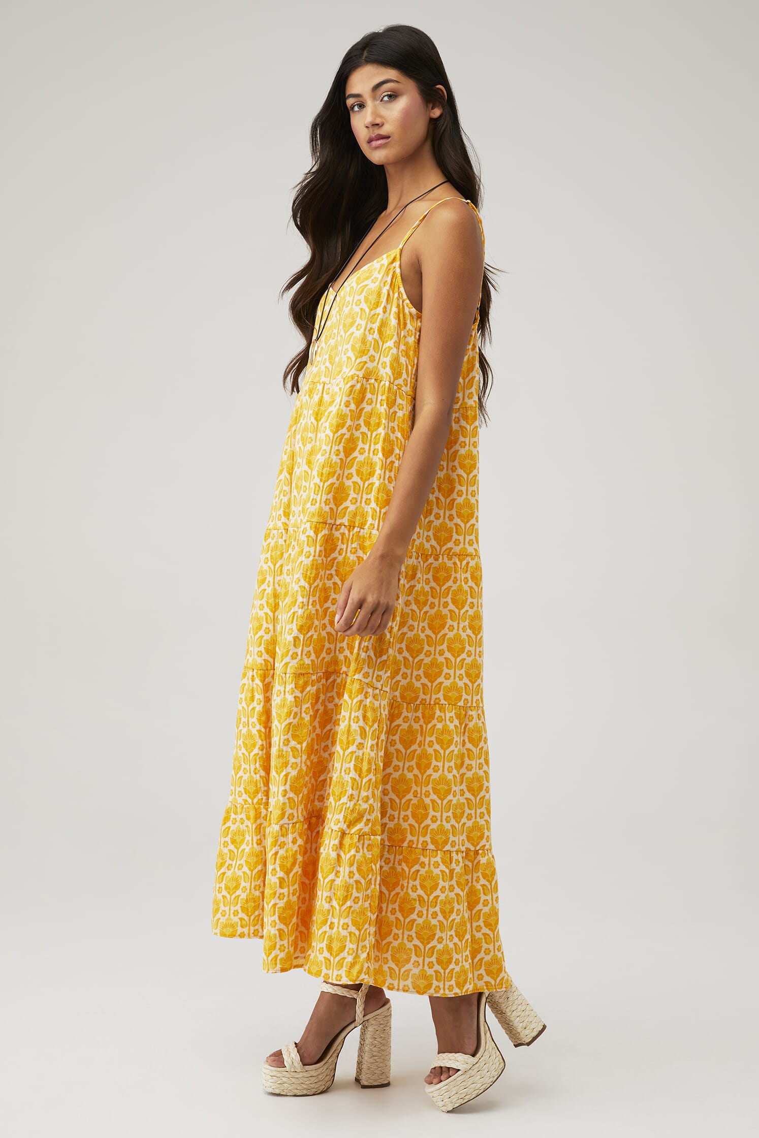 Show Me Your Mumu | Caroline Maxi Dress in Golden Fields| FashionPass