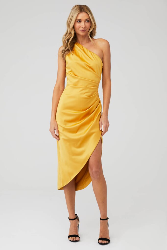 ELLIATT | Cassini Dress in Tumeric| FashionPass ELLIATT | Cassini Dress in Tumeric| FashionPass