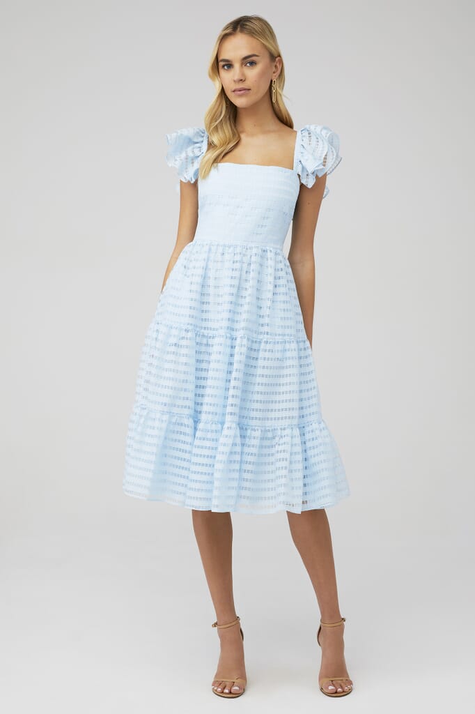 Deals Wayf Smocked Tiered Dress