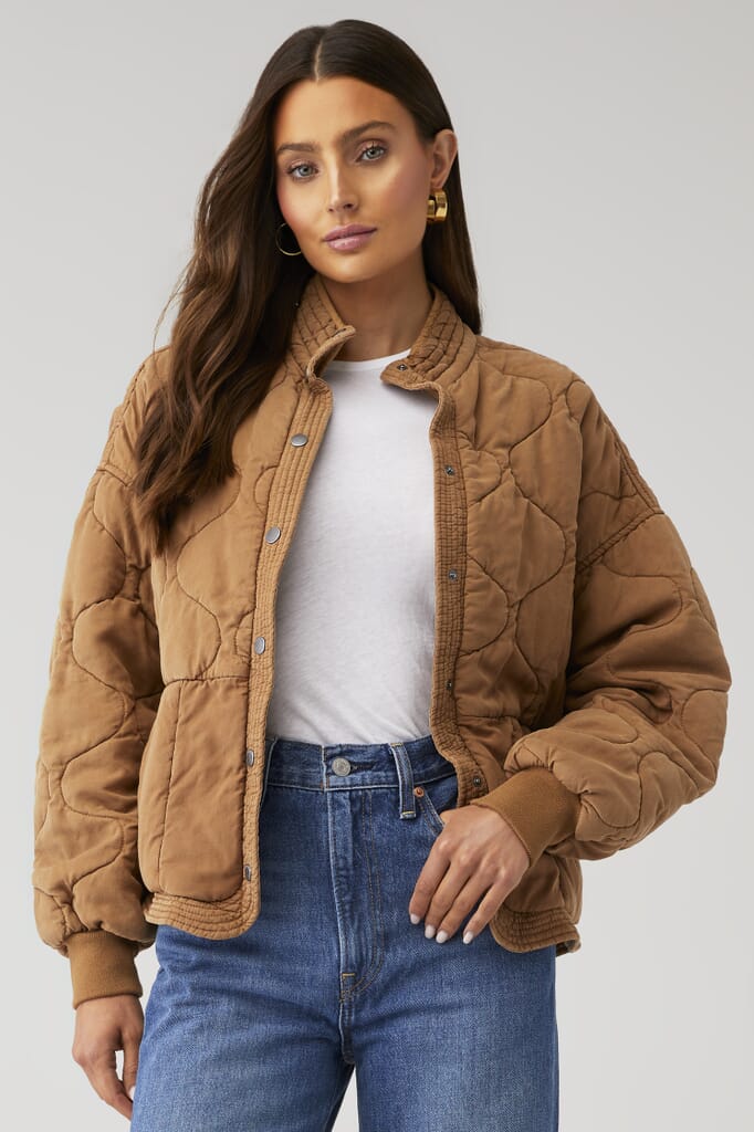 Blank NYC | Chai Tea Jacket in Chai Tea| FashionPass