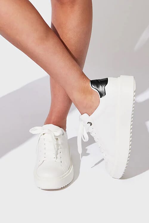 Steve Madden | Charlie Sneaker in White| FashionPass