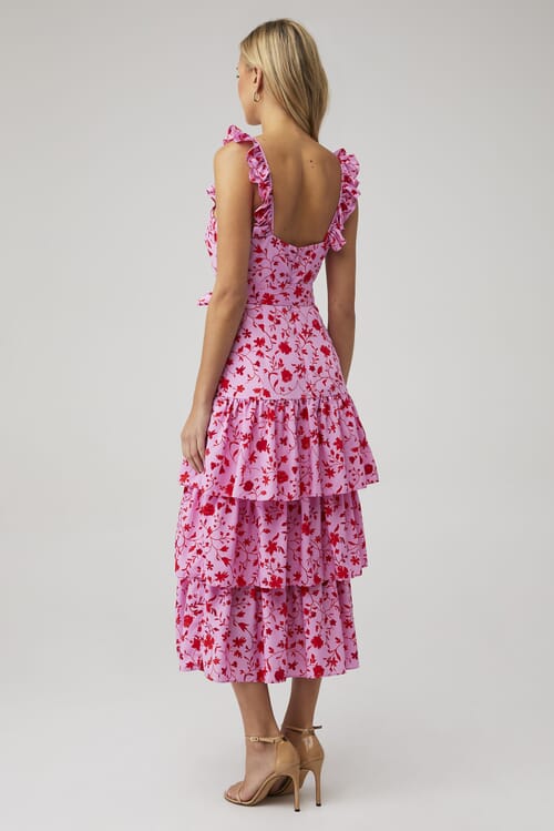 Likely charlotte 2025 floral tiered dress