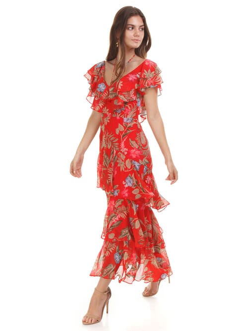 chelsea tiered ruffle maxi dress wayf