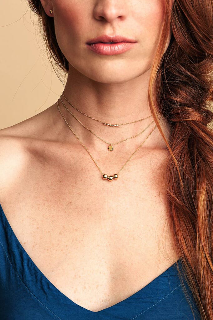 Gorjana chloe charm adjustable necklace Clearance