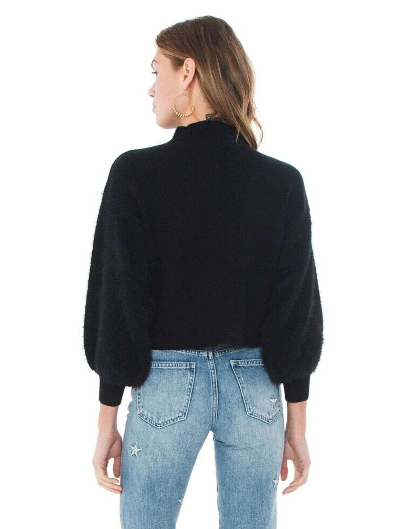 Line & Dot Claire Sweater in Black
