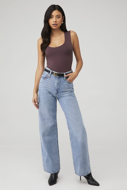 (取寄) フリーピープル レディース クリーン ラインズ マッスル カミ Free People women Clean Lines Muscle Cami Chocolate Merlot Free People | Clean Lines Muscle Cami in Chocolate Merlot
