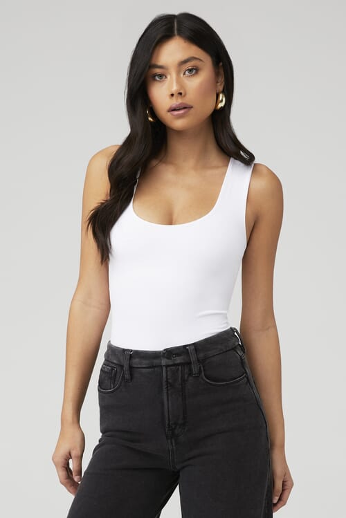 フリーピープル Free People Clean Lines Muscle Cami レディース シャツ トップス White Free People | Clean Lines Muscle Cami in White| FashionPass