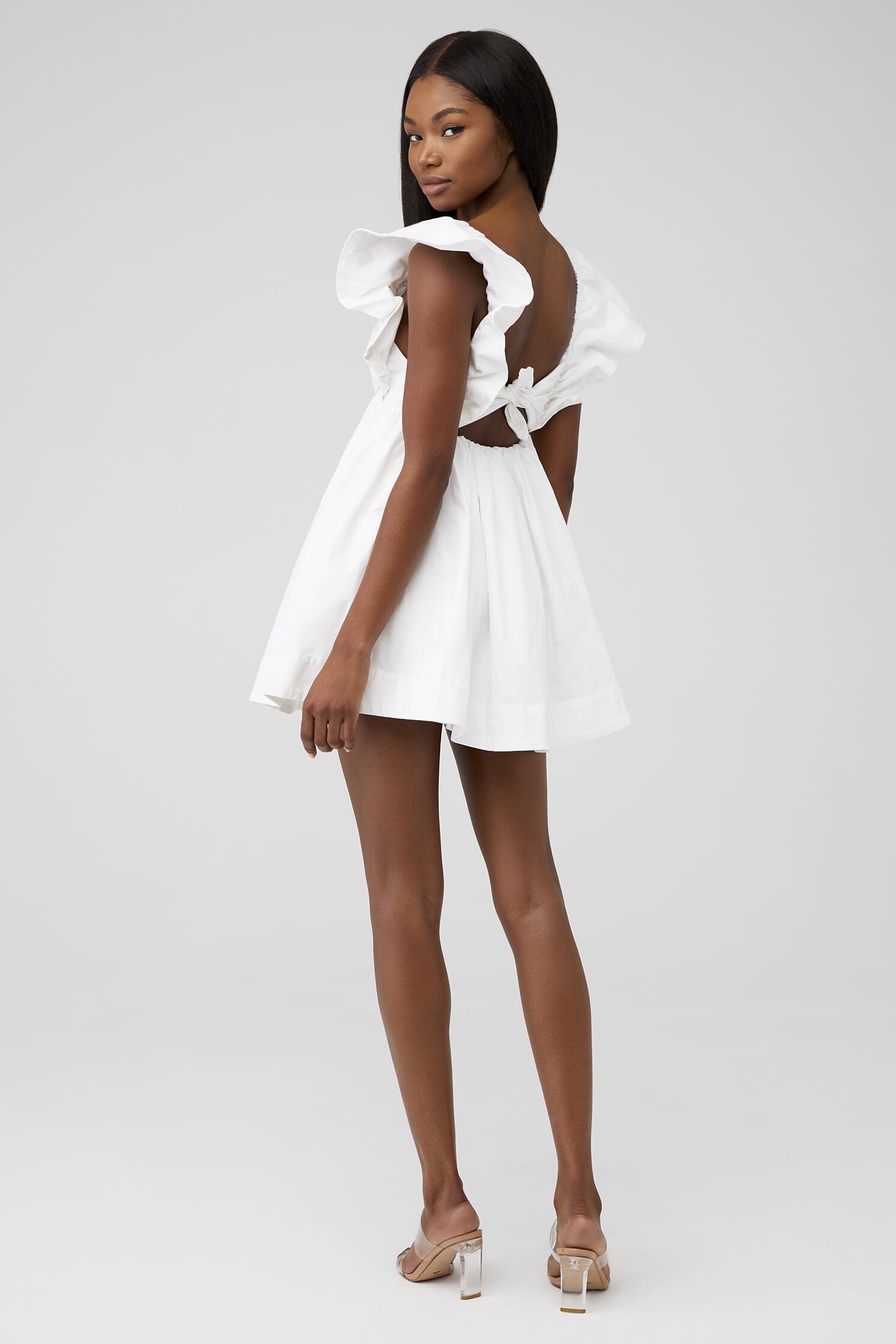 For Love & Lemons Clementine Mini Dress in White FashionPass