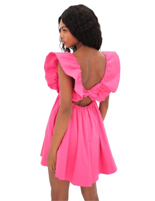 For Love & Lemons | Clementine Mini Dress in Pink| FashionPass