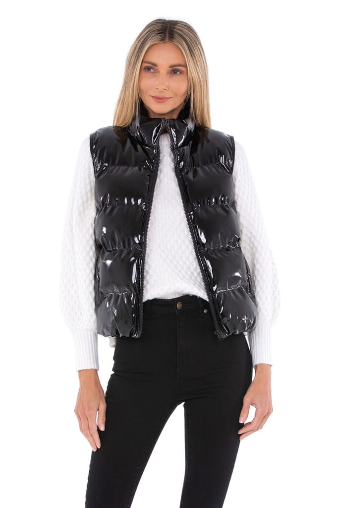 BB Dakota Emily Lace Bomber Jacket in Cloud White FashionPass