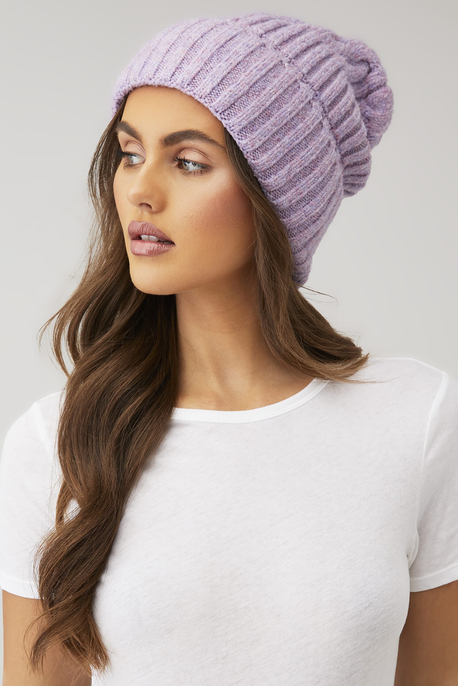 Free People | Coast Line Beanie in Orchid| FashionPass