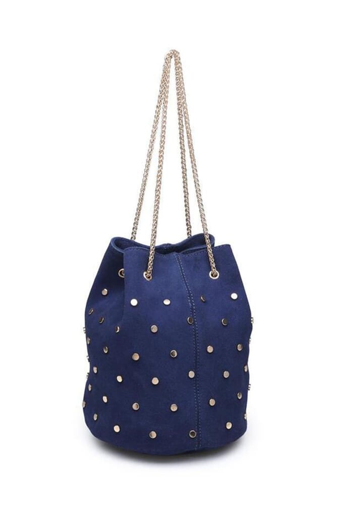FashionPass Colette Bucket Bag in Navy
