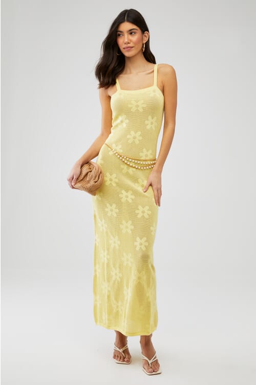 beach riot virgo dress Virgo High-Low Hem Lace-Up Dress White main image 1