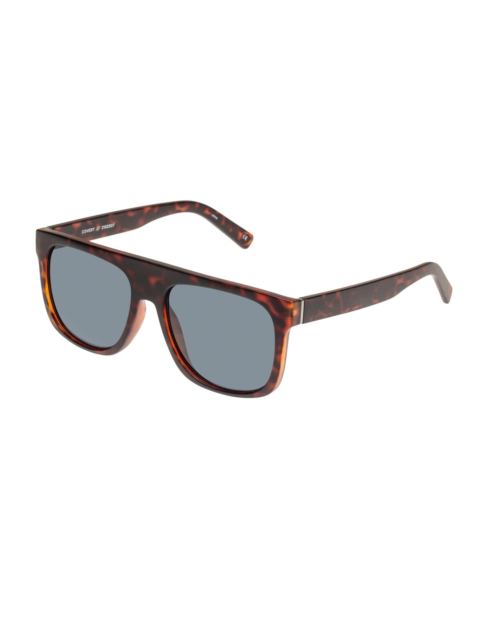 Le Specs Covert Sunglasses In Matte Tort Fashionpass 3936