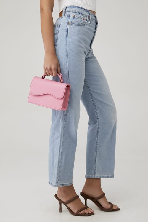 HVISK | Crane Soft Structured Bag in Blush Pink| FashionPass