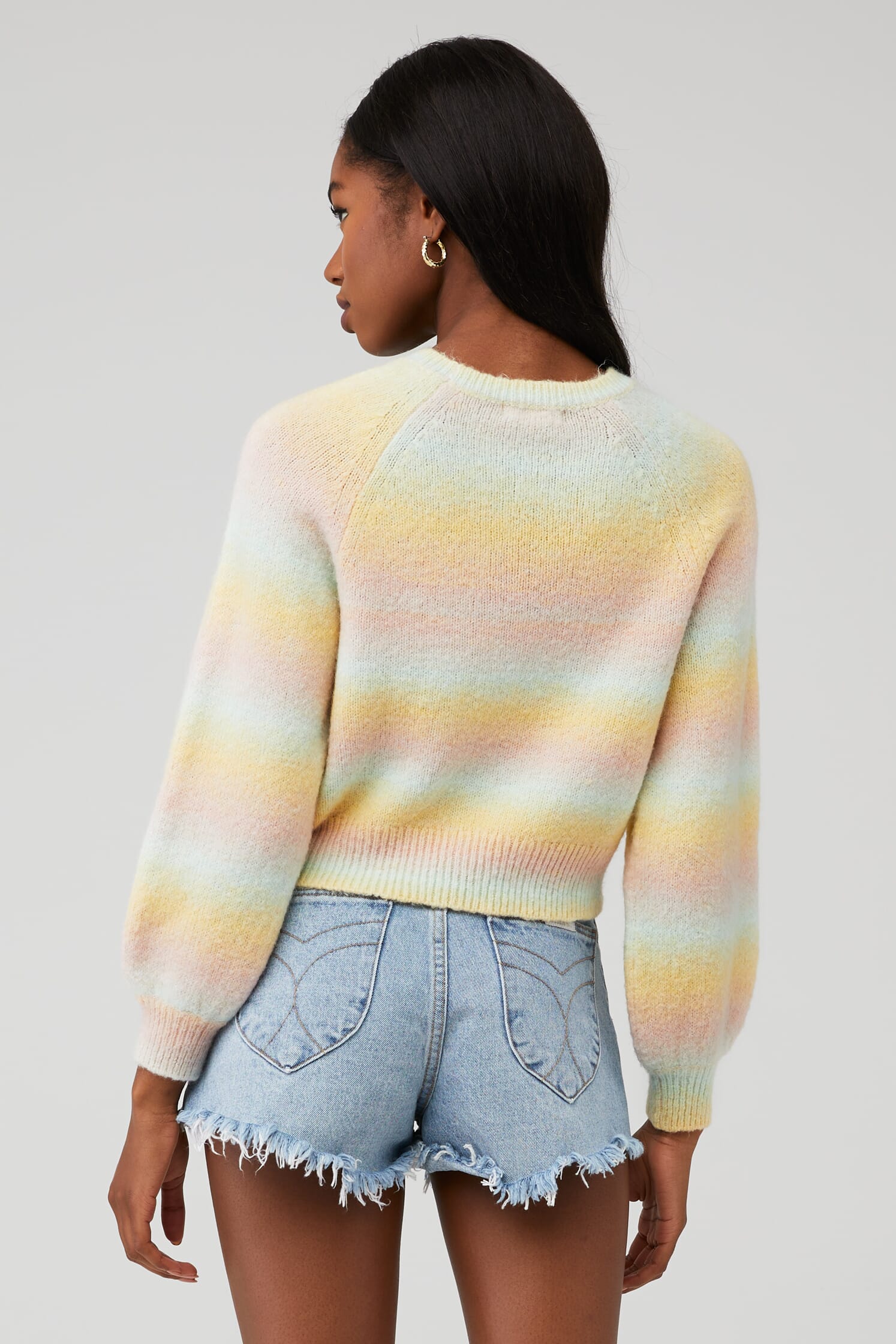 Knit Sweater Bb Dakota Rainbow Cardigan BB Dakota Crazy On You