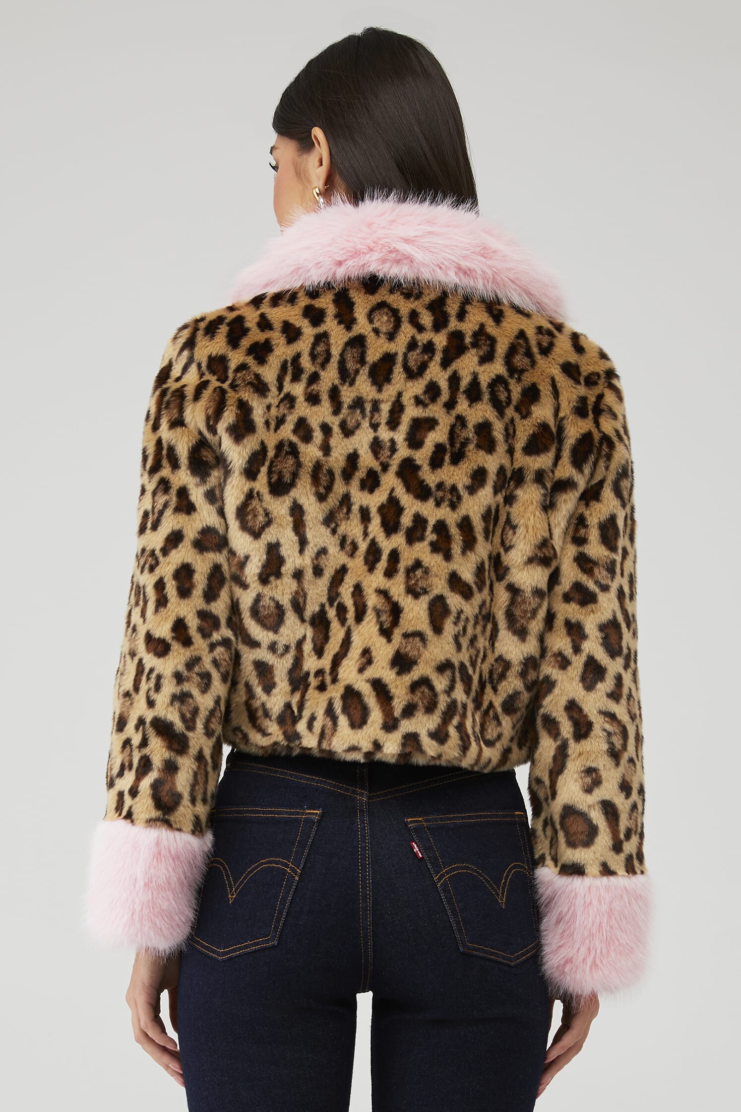 Palace Claw Furry Trucker Leopard Pink Être Aimé | X Unreal Fur 