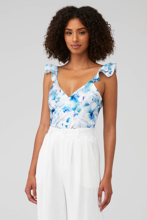 pois cami dress White ポワ Mサイズ Camila Dress in White | Over The Moon