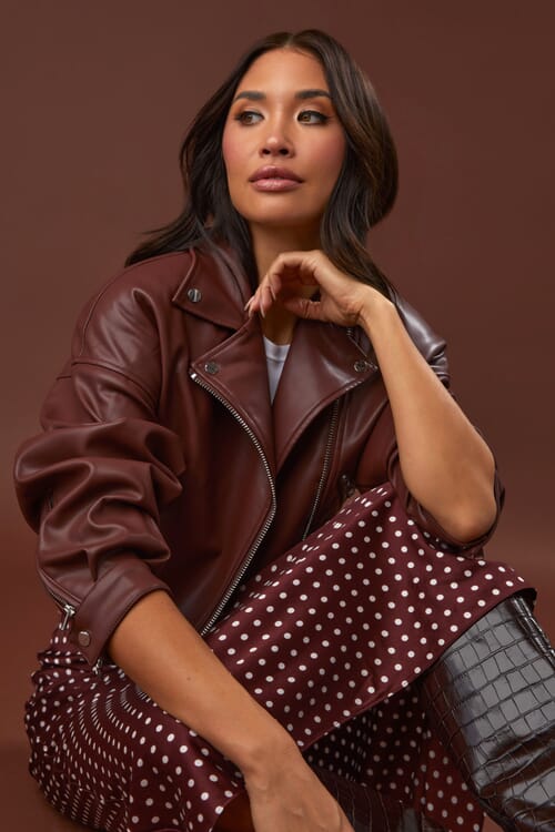 LAMARQUE | X Fashionpass Dani Moto Jacket in Black| FashionPass