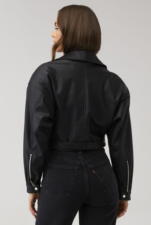 LAMARQUE | X Fashionpass Dani Moto Jacket in Black| FashionPass